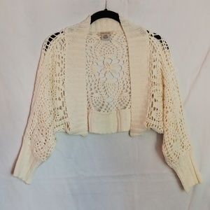Crochet Crop Sweater Shrug